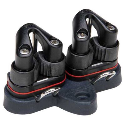 Base Harken con Mordaza para Cunningham y Outhaul para barcos Laser